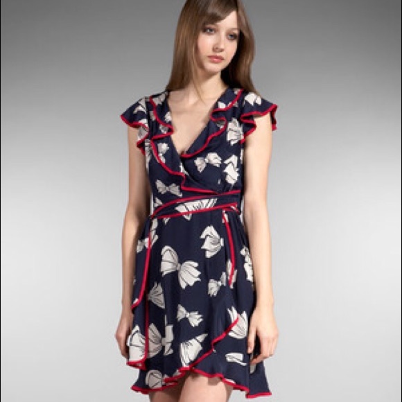 nanette lepore wrap dress